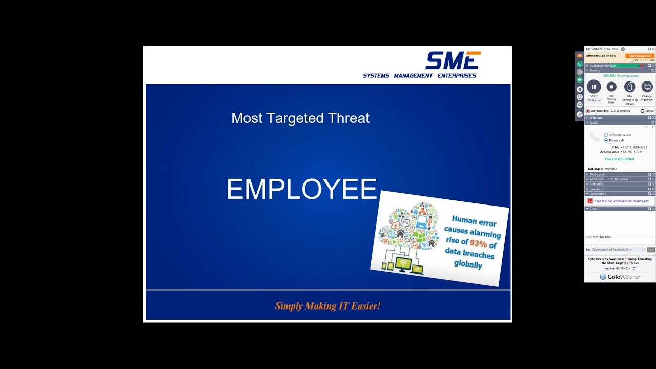 Cybersecurity Awareness Training