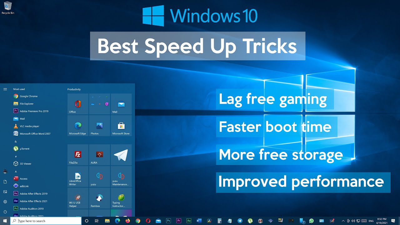 How to Speed Up Your Windows 10 Performance (Best Settings Ever)